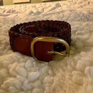 Talbots braised leather belt- size small